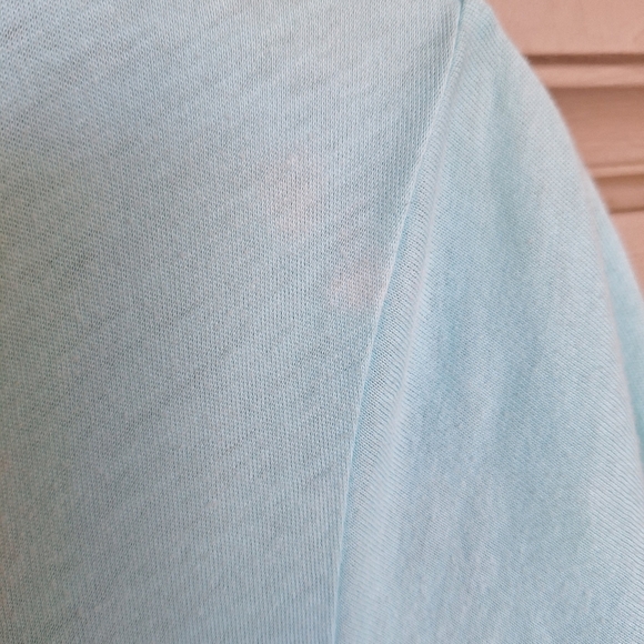 Victoria's Secret Tee Shirt Dress SzS Gradient Blue/Green Cotton Polyester Used - Picture 5 of 6